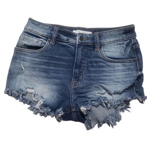 Eunina Shorts High Rise Cute Off Shortie. Distressed. Size Small.